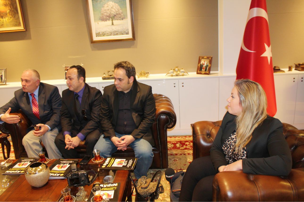 BELÇİKA TÜRKÇE MEDYA BİRLİĞİ BÜYÜKELÇİ HAKAN OLCAY'A NEZAKET ZİYARETİNDE BULUNDU
