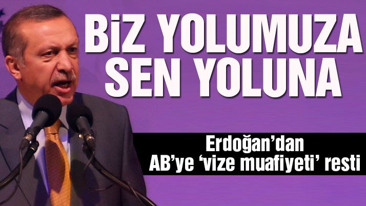Erdoğanâ€™dan ABâ€™ye vize muafiyeti resti