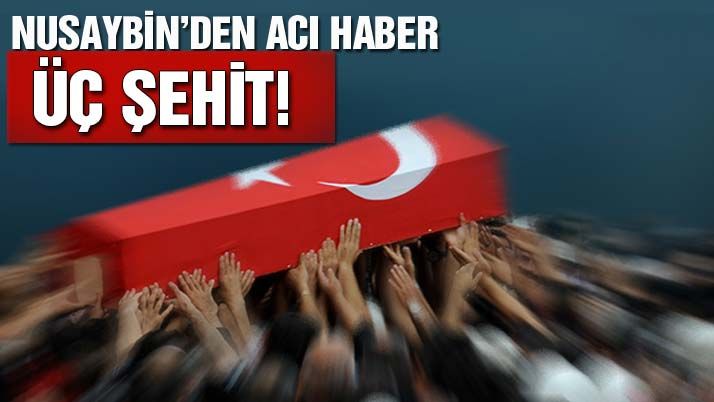 Nusaybinâ€™den acı haber: Üç şehit