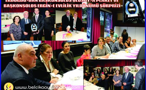İSMAİL ERDOĞDU'DAN BAŞKONSOLOSLARA SÜRPRİZ