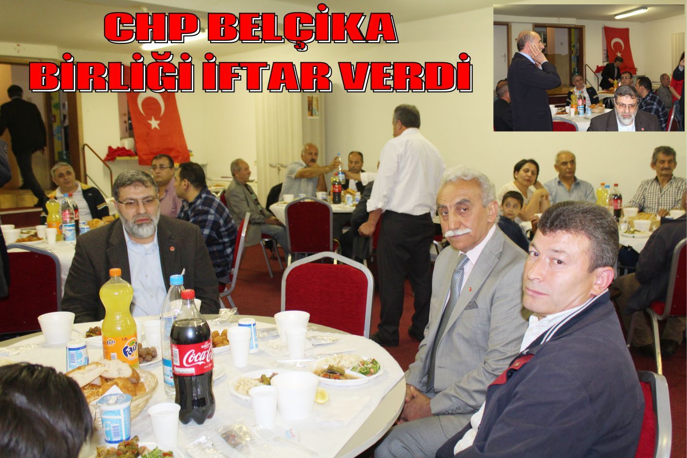 CHP BELÇİKA BİRLİĞ İFTAR VERDİ
