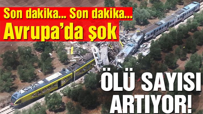 İtalyaâ€™da tren kazası: Çok sayıda ölü var