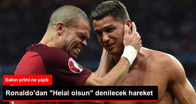 Ronaldo, EURO 2016 Primini Kanserli Çocuklara Bağışladı