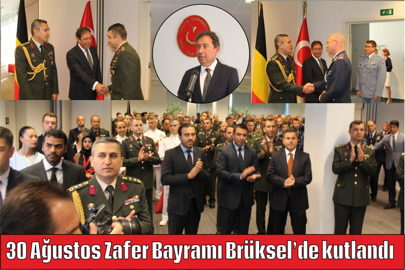 30 Ağustos Zafer Bayramı Brüksel’de kutlandı