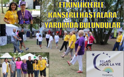 SPORTİF VE KÜLTÜREL ETKİNLİKLERLE, KANSERLİ HASTALARA YARDIMDA BULUNDULAR