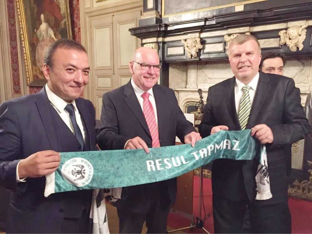 RESUL TAPMAZ KONYASPOR’U AĞIRLADI
