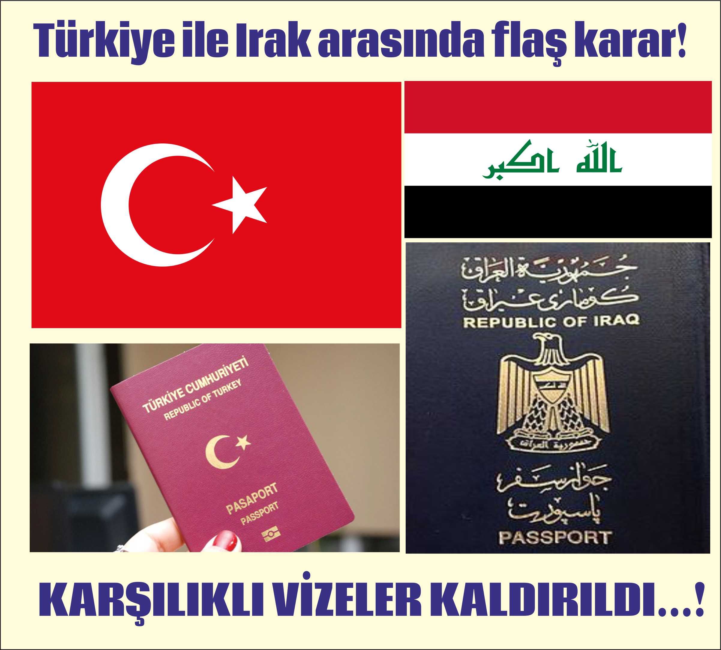 Türkiye ile Irak arasında flaş karar!