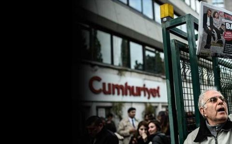 Muhalif Basına baskılar devam ediyor, Cumhuriyet gazetesine operasyon