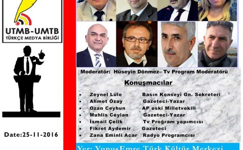 BTMB 'ÖZGÜR MEDYA, DEMOKRASİ VE DARBE GİRİŞİMİ' ADLI BİR PANEL DÜZENLEYECEK