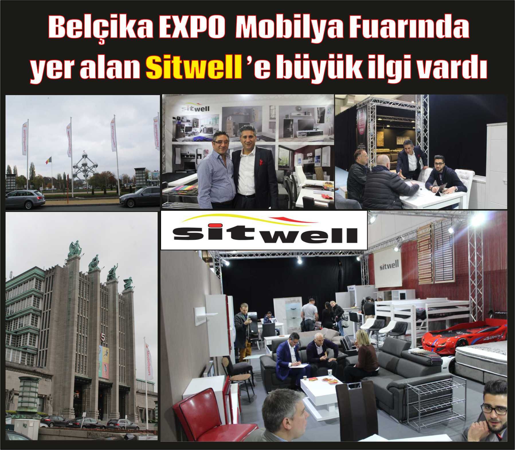 Belçika EXPO Mobilya Fuarında yer alan Sitwell’e büyük ilgi vardı