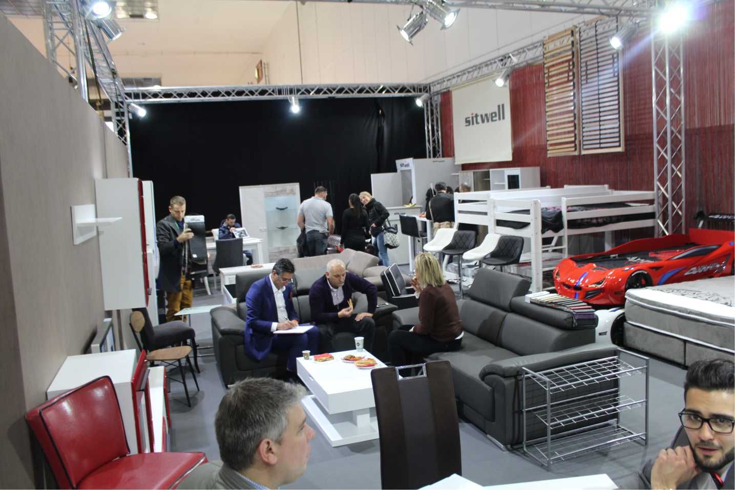 Belçika EXPO Mobilya Fuarında yer alan Sitwell’e büyük ilgi vardı