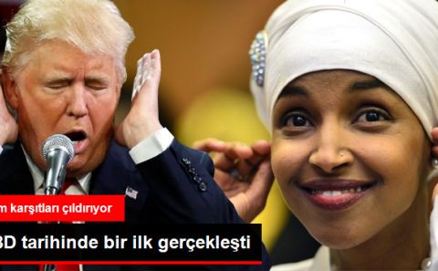 ABD'de Bir İlk! Başörtülü Vekil Ilhan Omar Meclis'e Girdi