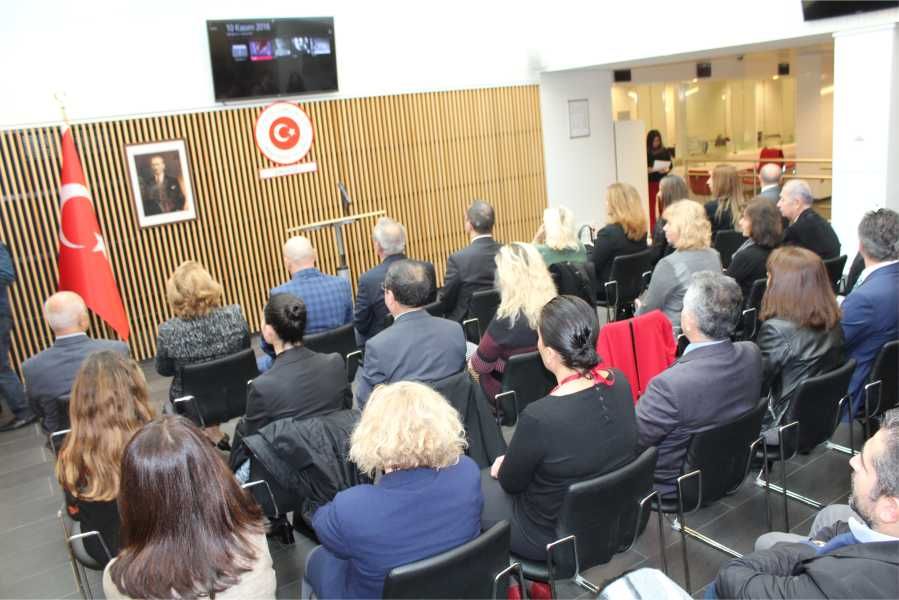 Cumhuriyetimizin Kurucusu Atatürk Brüksel Başkonsolosluğunda Anıldı