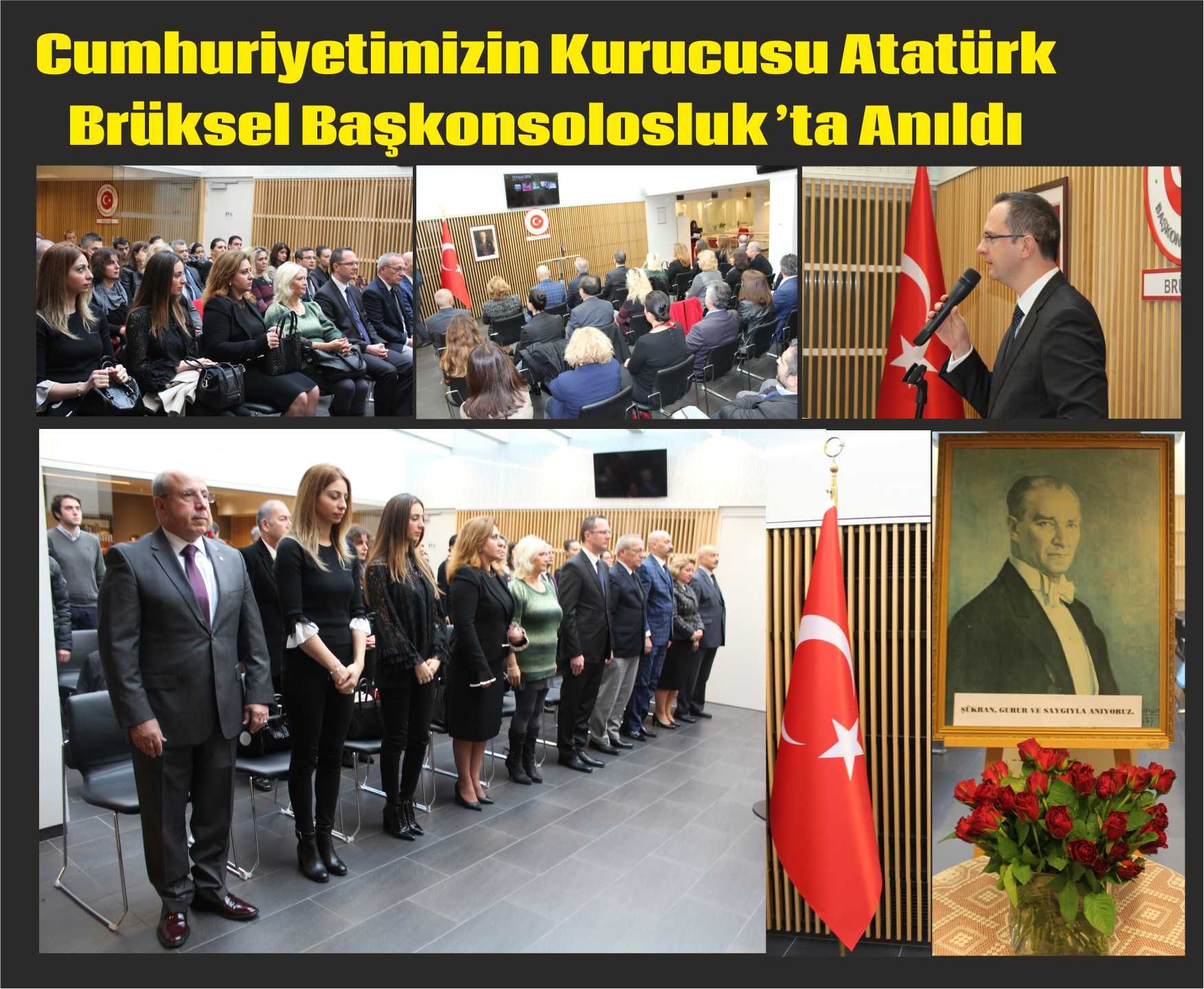 Cumhuriyetimizin Kurucusu Atatürk Brüksel Başkonsolosluğunda Anıldı