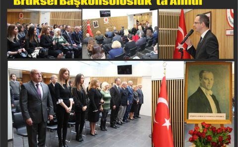 Cumhuriyetimizin Kurucusu Atatürk Brüksel Başkonsolosluğunda Anıldı