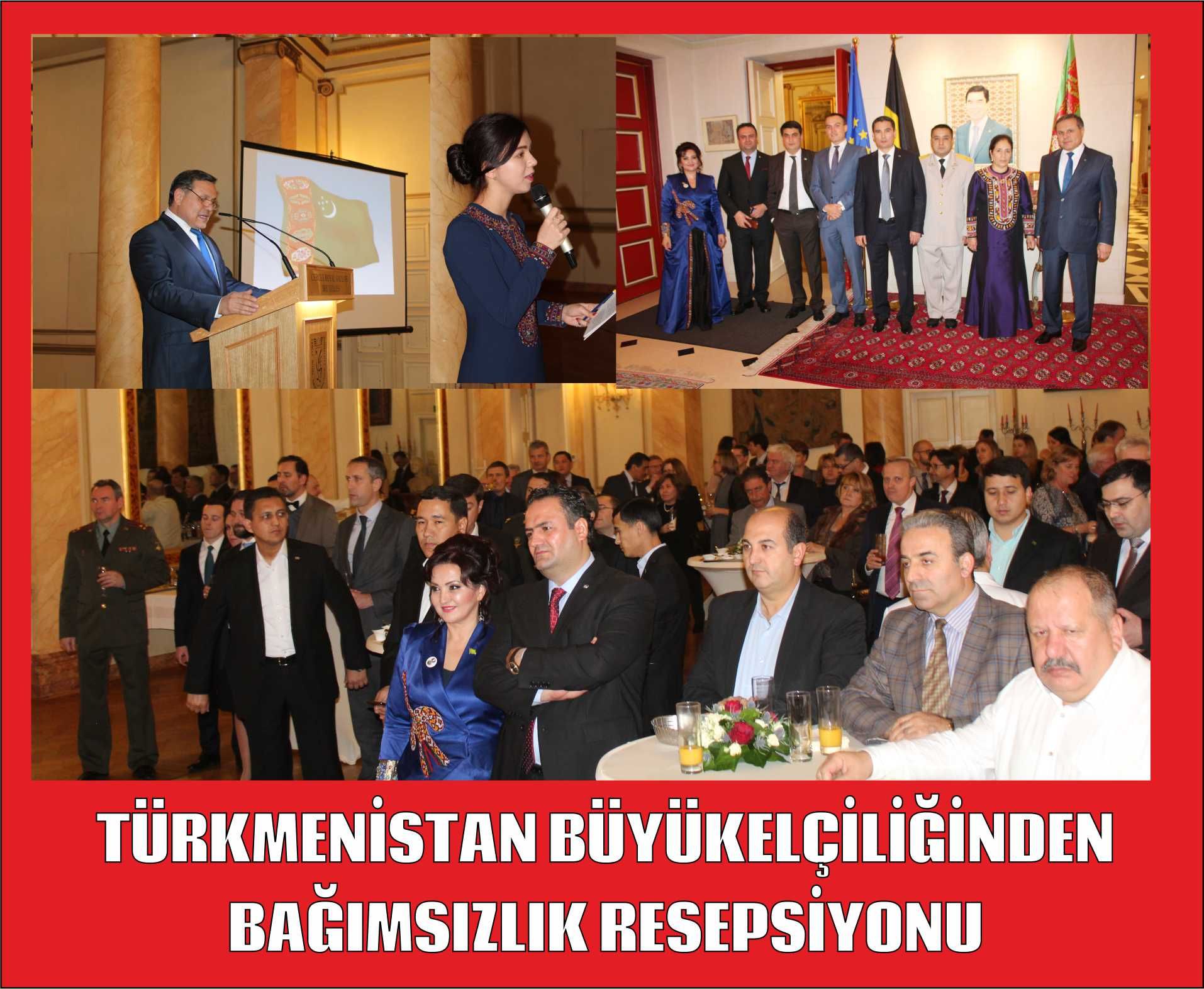 ~~TÜRKMENİSTAN BRÜKSEL BÜYÜKELÇİLİĞİ BAĞIMSIZLIK RESEPSİYONU DÜZENLEDİ