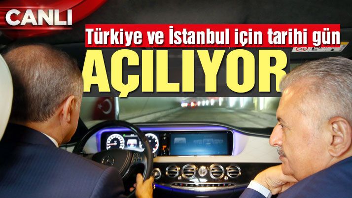 Avrasya Tüneli açılıyor