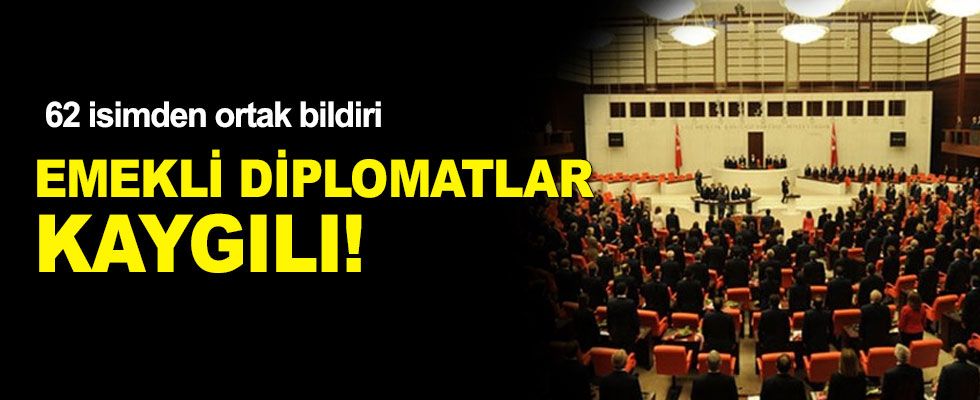 Emekli diplomatlardan anayasa bildirisi