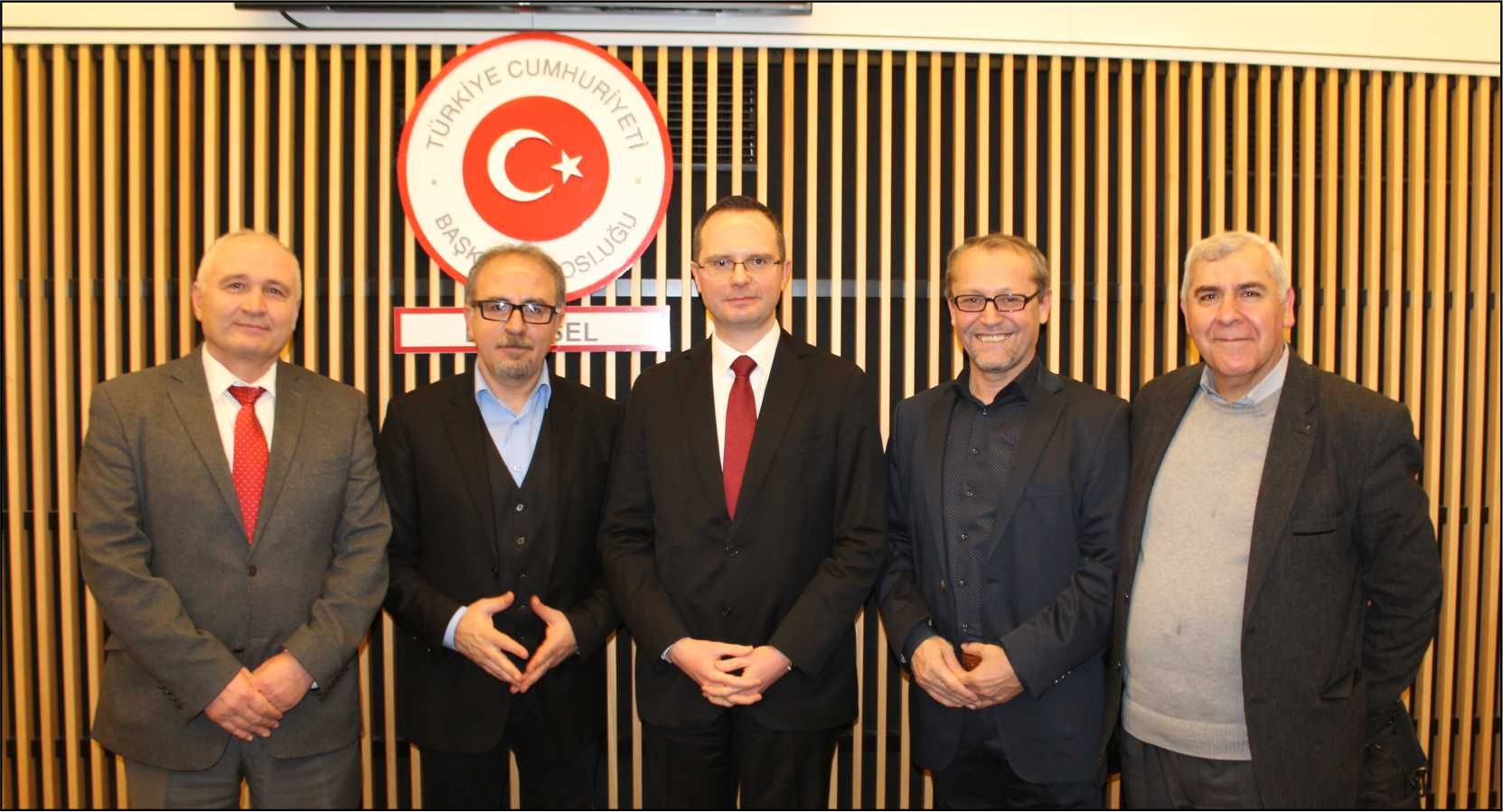 BRÜKSEL BAŞKONSOLOSU ULUSOY VERİLEN BİR RESEPSİYONLA VEDA ETTİ