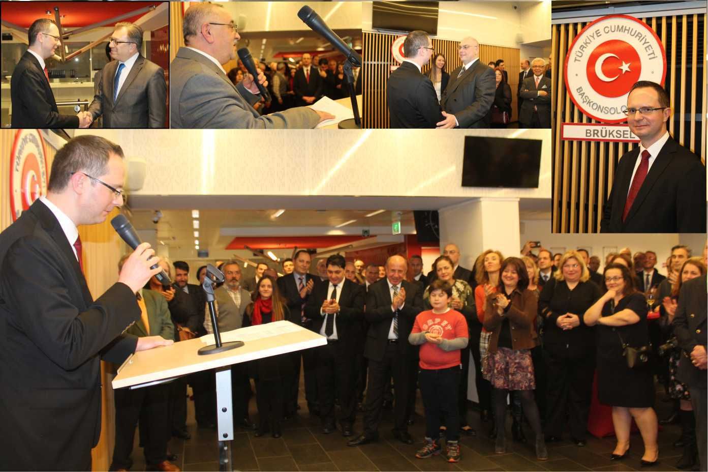 BRÜKSEL BAŞKONSOLOSU ULUSOY VERİLEN BİR RESEPSİYONLA VEDA ETTİ