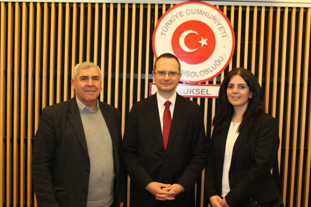 BRÜKSEL BAŞKONSOLOSU ULUSOY VERİLEN BİR RESEPSİYONLA VEDA ETTİ