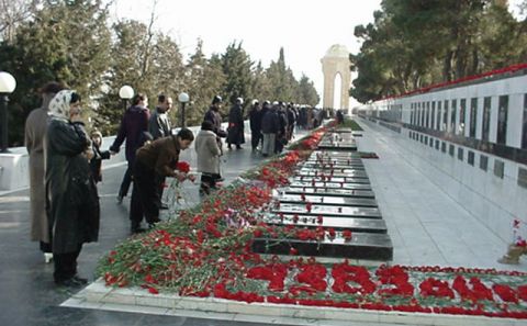 20 Ocak 1990 Yanvar Şehitleri 27. yılında anılıyor.