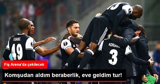Avrupa Ligi'nde Beşiktaş Deplasmanda Olympiakos ile 1-1 Berabere Kaldı
