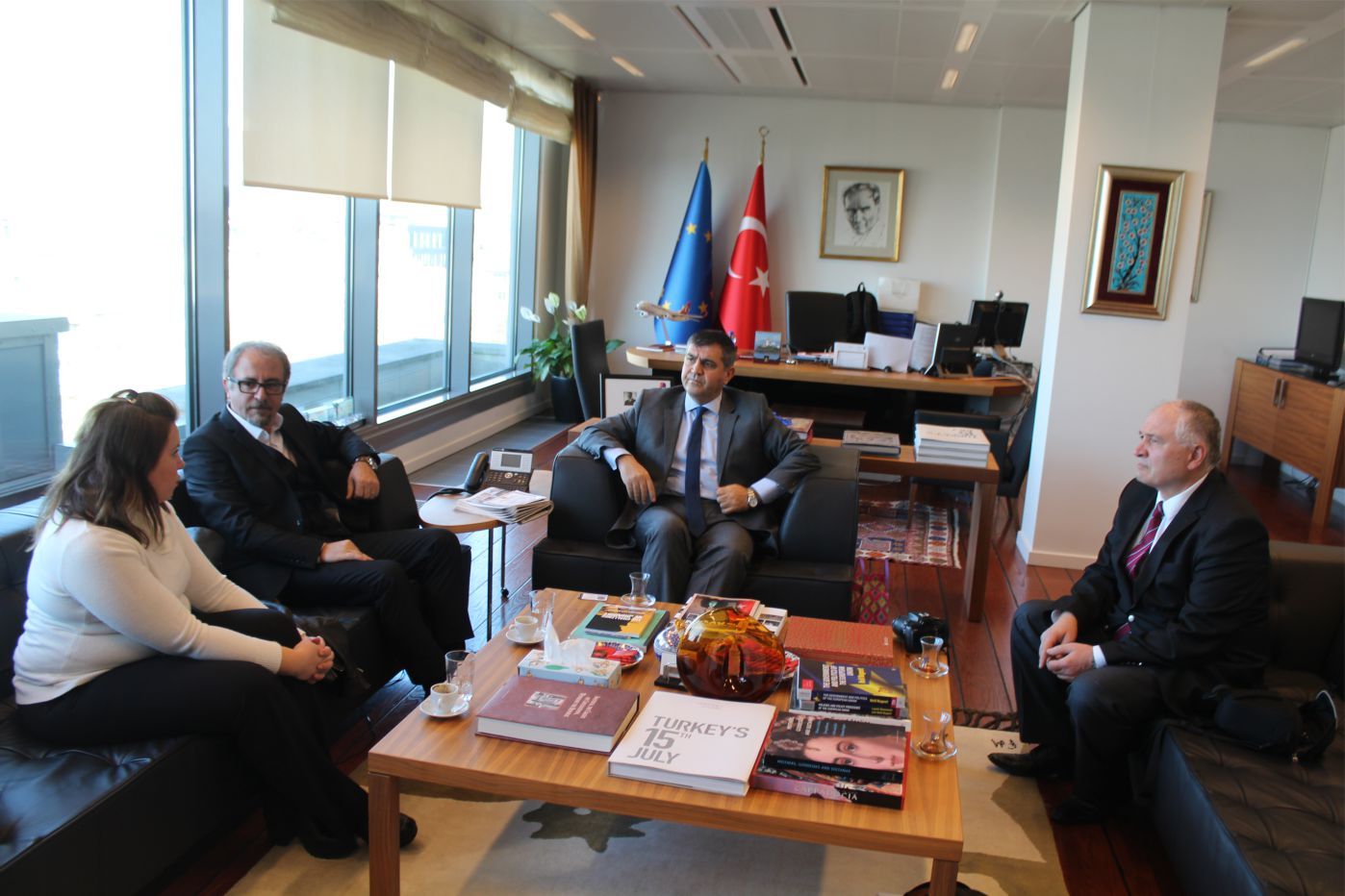 BÜYÜKELÇİ KAYMAKCI TÜRKİYE-AB İLİŞKİLERİNİ DEĞERLENDİRDİ.