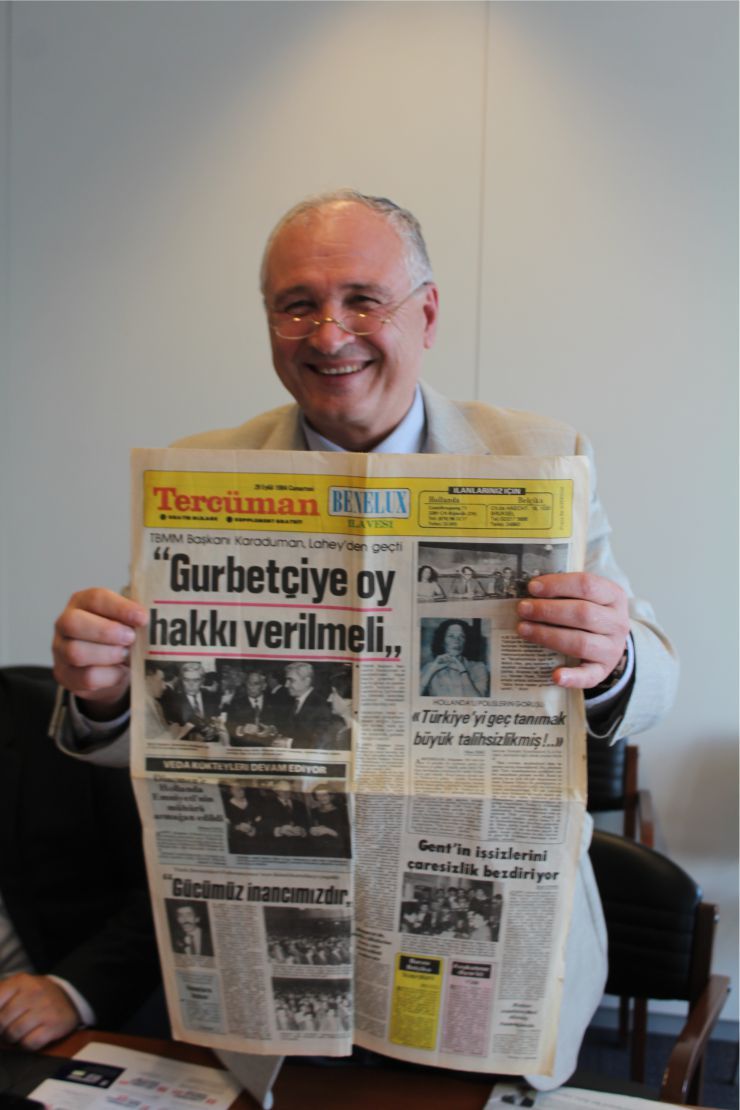 BTMB (association belge des journalistes turcophones) en visite au QG du parti MR 
