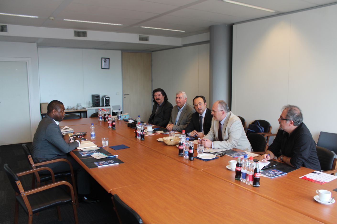 BTMB (association belge des journalistes turcophones) en visite au QG du parti MR 