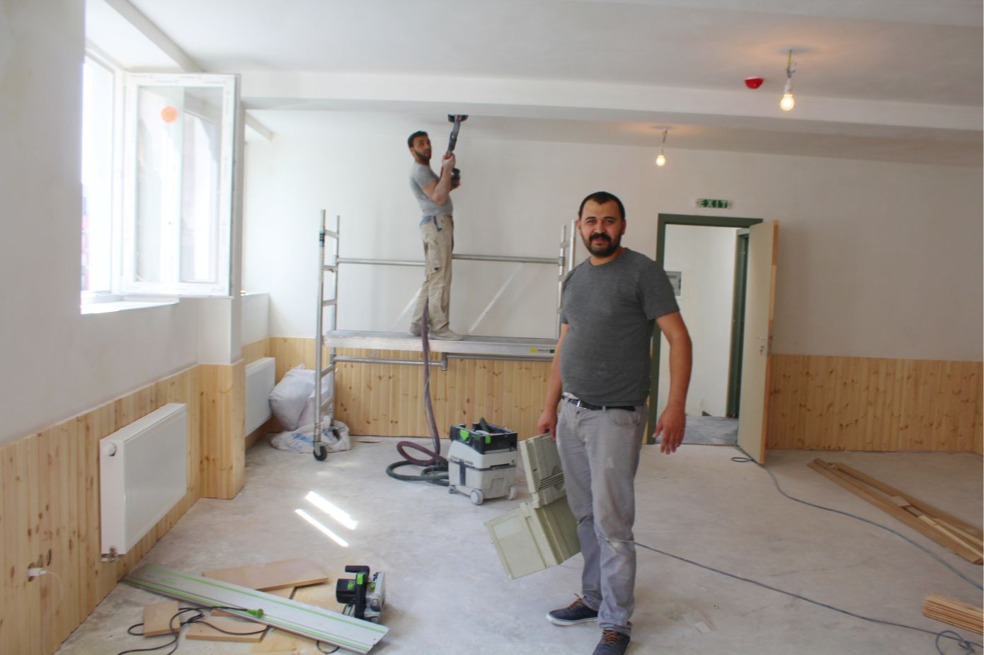 BAŞKAN KIR’DAN, BRÜKSEL EHLİBEYT CAMİİ İNŞAATINA ZİYARET