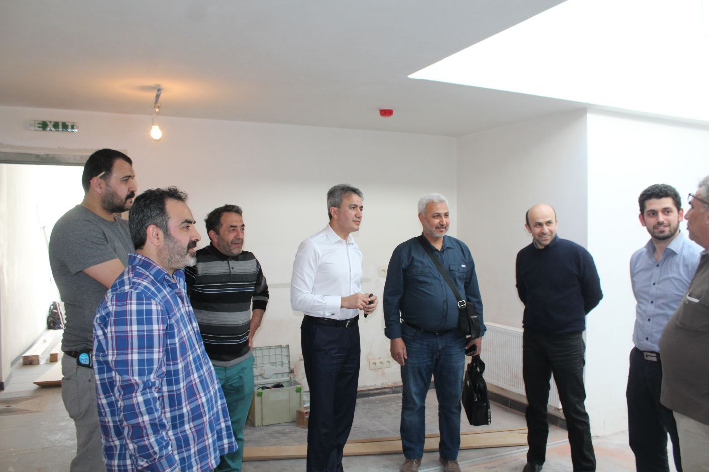 BAŞKAN KIR’DAN, BRÜKSEL EHLİBEYT CAMİİ İNŞAATINA ZİYARET