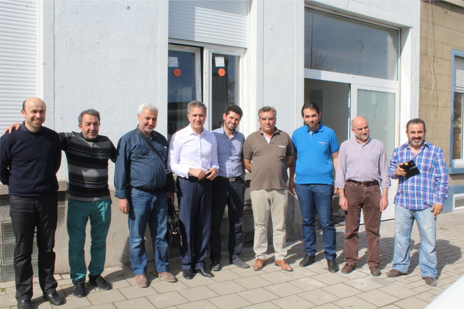 BAŞKAN KIR’DAN, BRÜKSEL EHLİBEYT CAMİİ İNŞAATINA ZİYARET