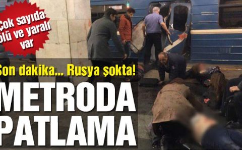 Rusyaâ€™da metro istasyonunda patlama