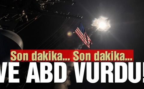 Son dakika… Ve ABD Suriyeâ€™yi vurdu!. Cehennem kapıları açılıyor mu?