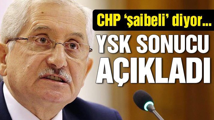 REFERANDUM YSK KARARIYLA TARTIŞMALI SONUÇLANDI