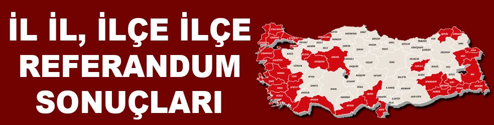 16 Nisan 2017 Referandum Haritası / Anayasa Değişikliği Halkoylaması 