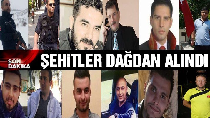 Tunceliâ€™de helikopter faciası: 12 şehit! Düşen helikopterin enkazı kaldırılıyor