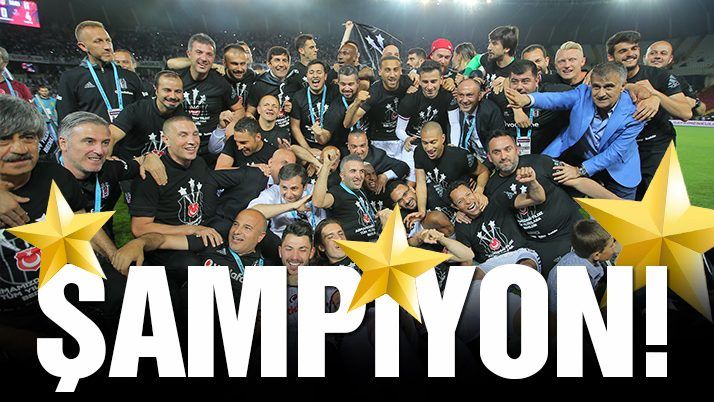 Süper Ligâ€™de şampiyon Beşiktaş!