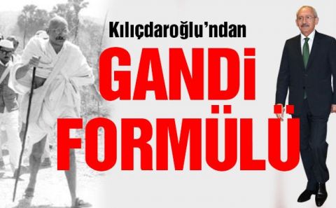 Kılıçdaroğluâ€™ndan Gandi formülü! Ankara'dan İstanbul'a  â€˜Adalet yürüyüşüâ€™ yapacak…