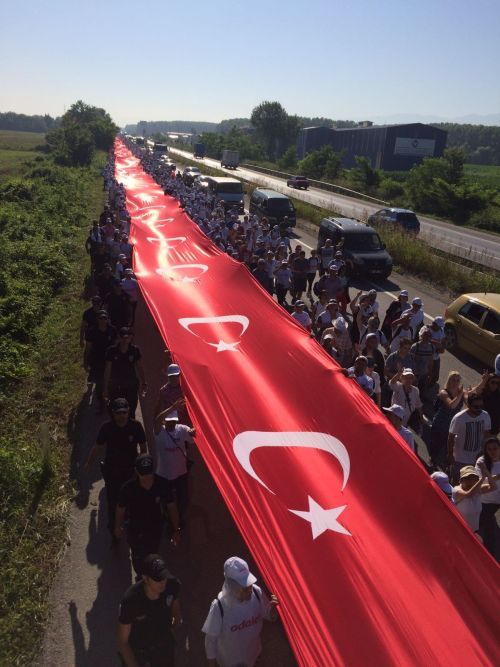 Adalet Yürüyüşüâ€™nde on yedinci gün sona erdi
