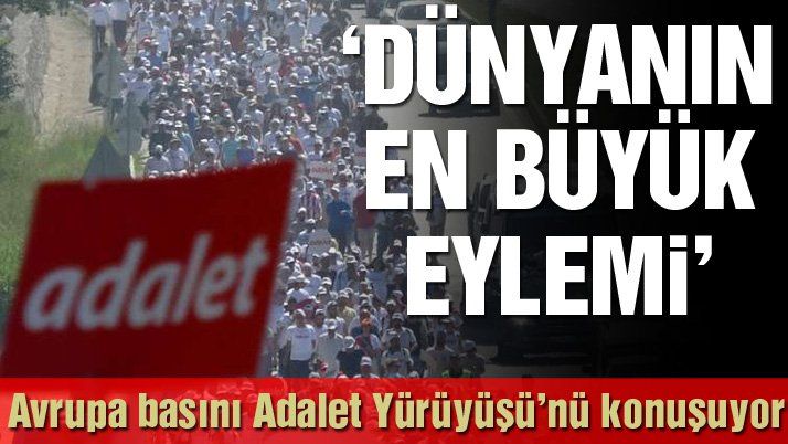 Adalet Yürüyüşüâ€™nde on yedinci gün sona erdi