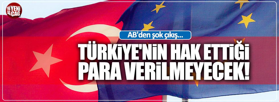 AB'den şok çıkış: 
