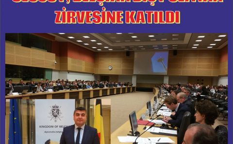 ULUSOY, BELÇİKA DIŞ POLİTİKA ZİRVESİNE KATILDI