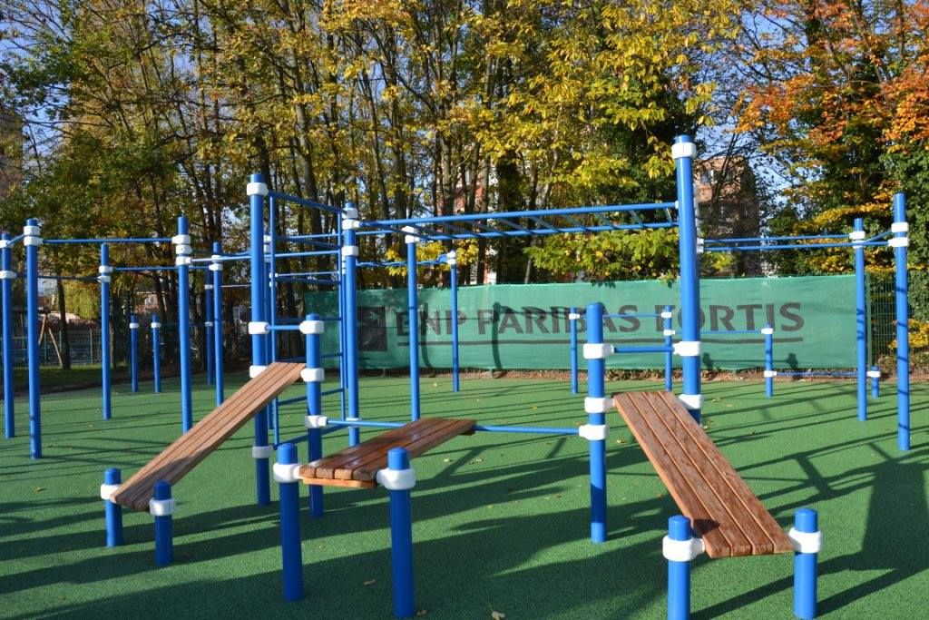 Sait Köse, yeni açılan Street Workout parkurunu tanıttı
