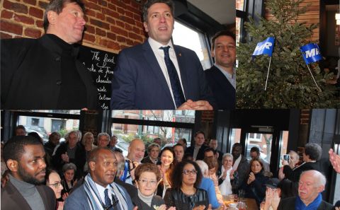 SCHAERBEEK 'MR PARTİSİ' YILBAŞI RESEPSİYONU DÜZENLEDİ