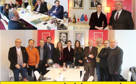 CHP AVRUPA BİRLİĞİ TEMSİLCİSİ KADER SEVİNÇ BTMB ÜYELERİNİ AĞIRLADI