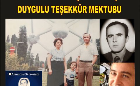 ŞEHİT DİPLOMAT DURSUN AKSOYâ€™UN OĞLUNDAN BÜYÜKELÇİ GÜMRÜKÇÜâ€™YE DUYGULU TEŞEKKÜR MEKTUBU