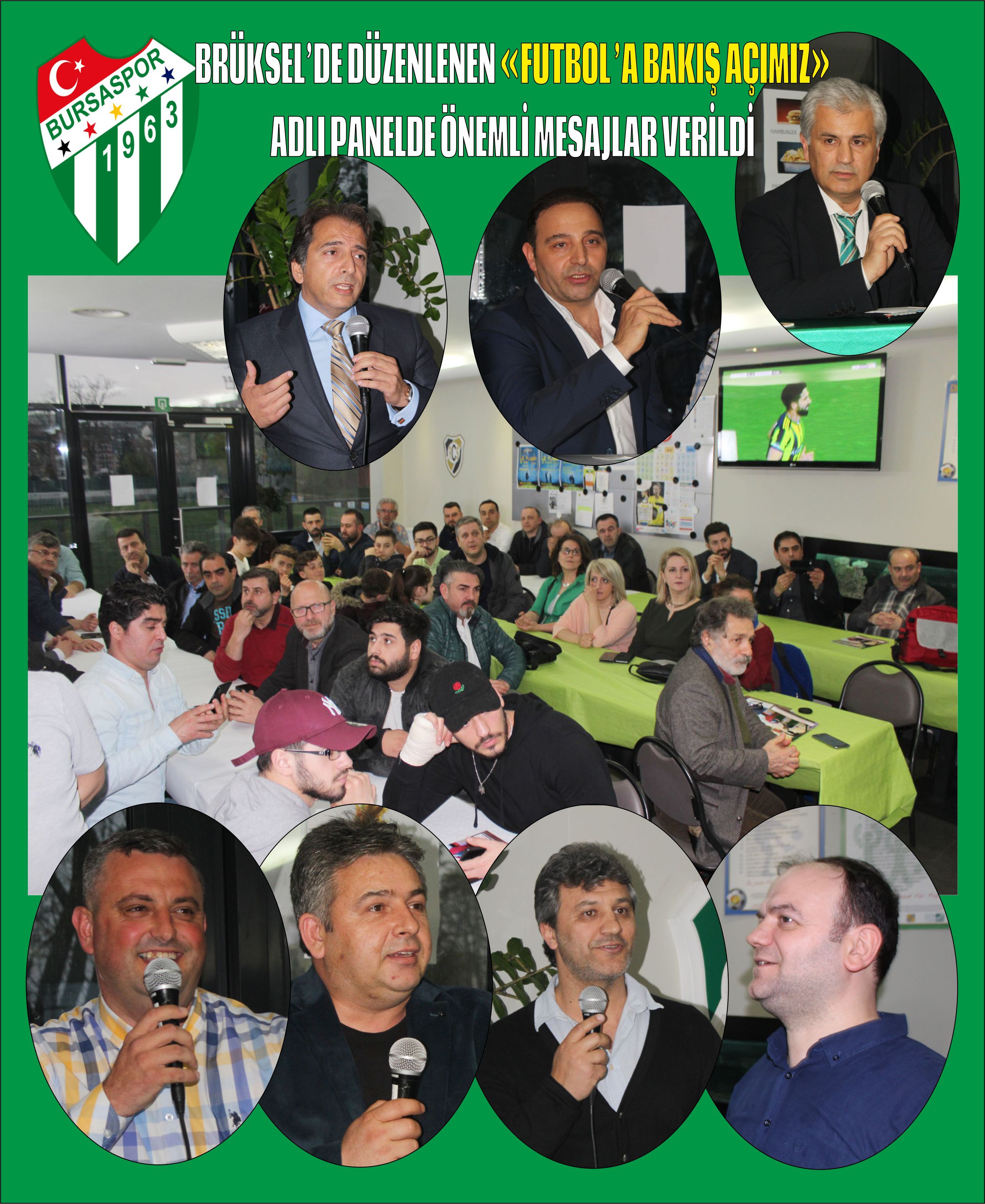 BRÜKSEL’DE DÜZENLENEN «FUTBOLA BAKIŞ AÇIMIZ» ADLI PANELDE ÖNEMLİ MESAJLAR VERİLDİ