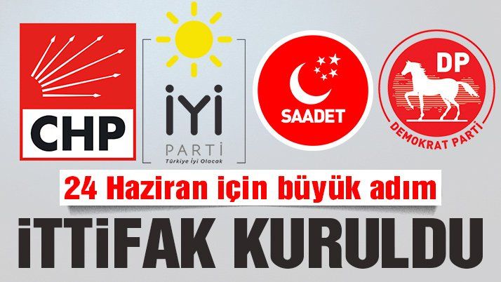 İYİ Parti, CHP, SP ve DPâ€™den ittifak açıklaması